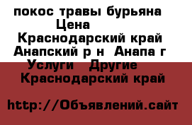 покос травы бурьяна › Цена ­ 150 - Краснодарский край, Анапский р-н, Анапа г. Услуги » Другие   . Краснодарский край